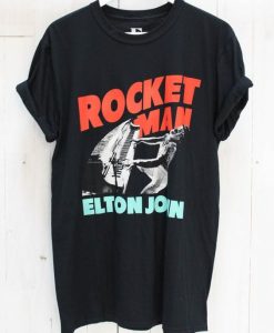 Elton John Rocket Man Tshirt EL1N