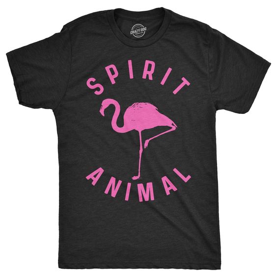 Flamingo Spirit Animal T-Shirt AZ4N