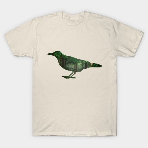 Forest Crow T Shirt SR6N