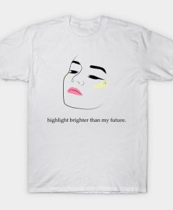 Girl Face With Make Up T Shirt SR6N