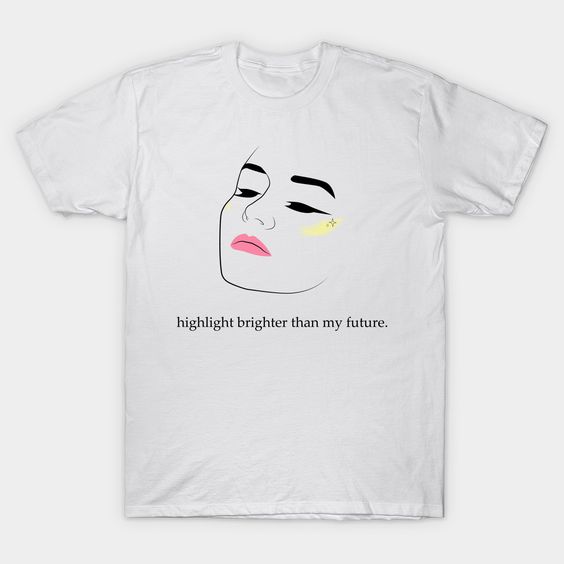 Girl Face With Make Up T Shirt SR6N