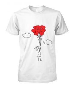 Girl and Ballon T Shirt SR15N