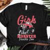Girls Monster Truck T-Shirt EM6N