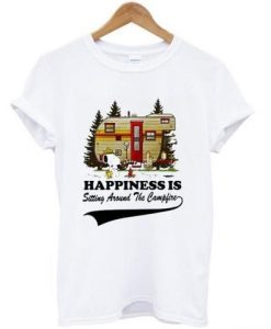 Happiness Is Sitting Tshirt EL13N