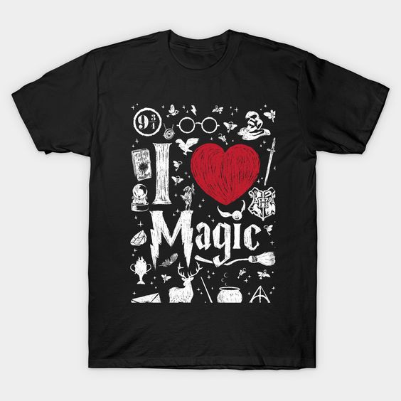 I love Magic harrypotter T-Shirt FD8N