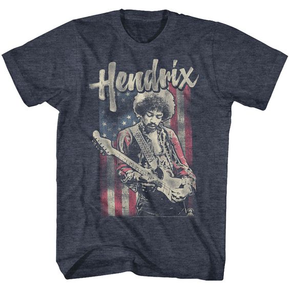 Jimi Hendrix Flag T-Shirt FR8N