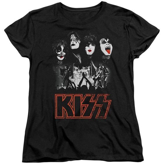 Kiss Rock The House Tshirt EL1N
