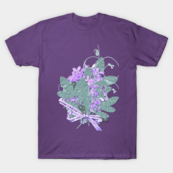 Lavender Flower T-shirt FD8N