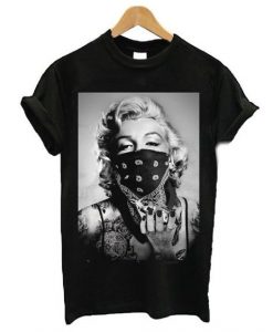 Marilyn Monroe Black T-Shirt VL11N
