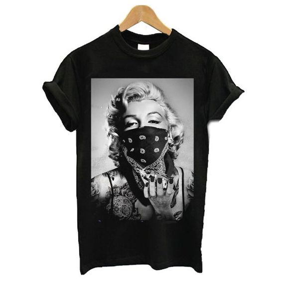 Marilyn Monroe Black T-Shirt VL11N