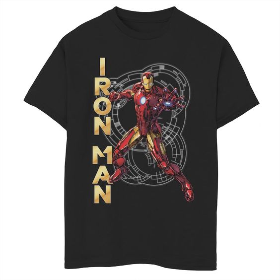 Marvel Avengers Iron Man T-Shirt ER6N