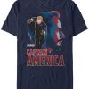 Marvel Men's Avenger Captain America T-shirt ER6N