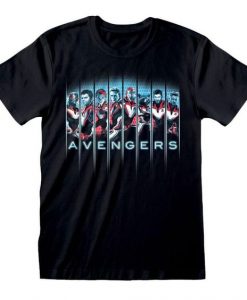 Men's Avengers Black T-Shirt ER6N