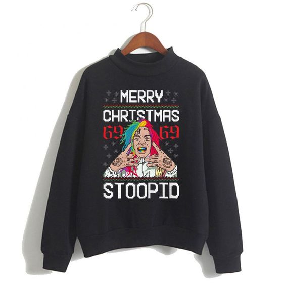 Merry Christmas Stoopid Sweatshirt ER15N
