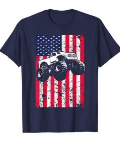 Monster Trucks American T-Shirt EM6N