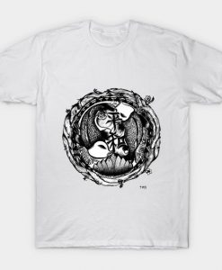 Peace X Koi art T Shirt SR6N