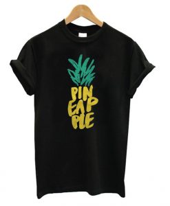 Pineapple Font T shirt SR15N