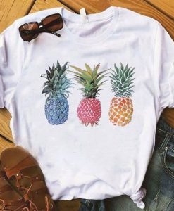 Pineapple Graphic Tee T-Shirt VL13N