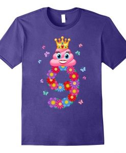 Poop Emoji Princess Cute T-Shirt AV2N