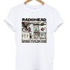 Radiohead Colored T-Shirt EL13N