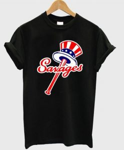 Savages American Flag Tshirt EL13N