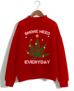 Smoke Weed Christmas Sweatshirt ER15N
