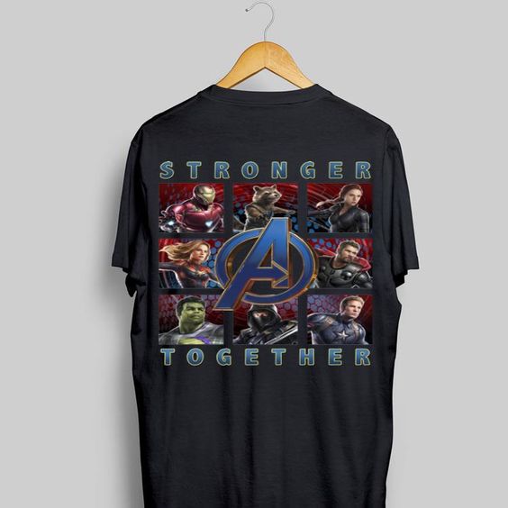 Stronger Together Marvel T- shirt ER6N