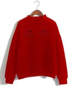 Twin Smile Boobs Sweatshirt ER15N