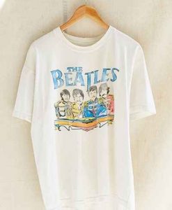 Vintage The Beatles Band Tshirt EL1N