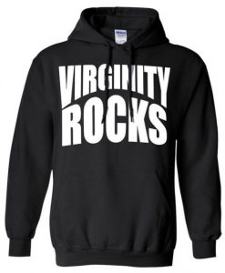 Virginity Rocks Big Logo Hoodie AI15N