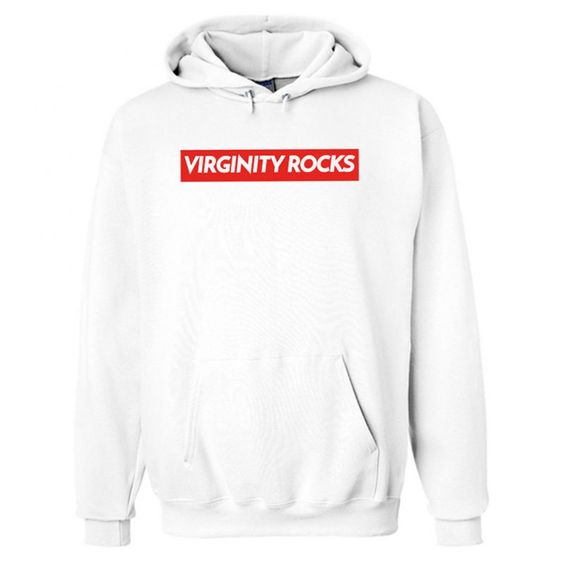 Virginity Rocks Logo Hoodie AI15N