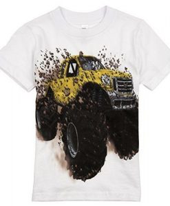 Yellow Monster Truck T-Shirt EM6N