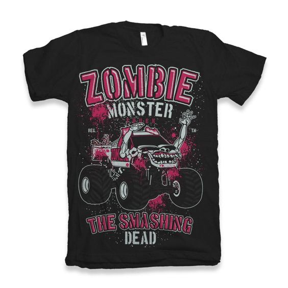 Zombie Monster Truck T-Shirt EM6N
