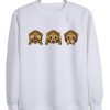 emoji monkey sweatshirt N21NR