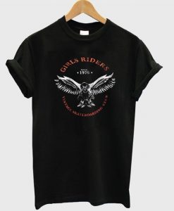 girls riders 1976 t-shirt EL13N