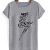 harry potter lightning spell t-shirt FD8N