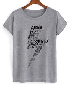 harry potter lightning spell t-shirt FD8N