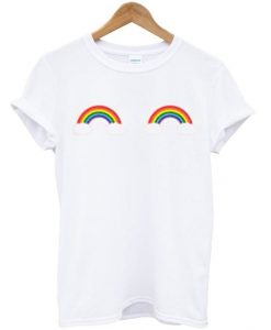 rainbow boobs tshirt AI19N