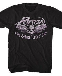 rock n roll black t-shirt EL1N