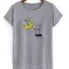 striptease banana t-shirt AI19N