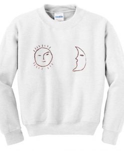 sun and moon sweatshirt N22AY