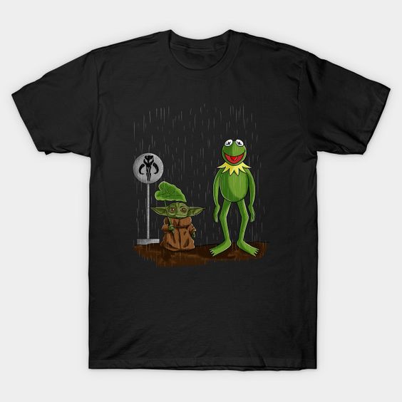 Baby Yoda and Kermit the Frog T Shirt TT24D