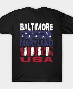 Baltimore USA T Shirt SR5D