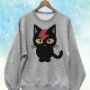 Bowie Black Cat Sweatshirt D4ER
