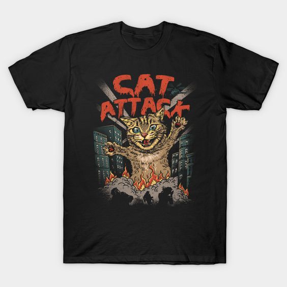 Cat Attack T-Shirt IK30D