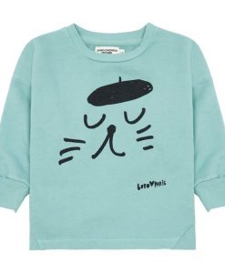 Cat Green Sweatshirt D4ER