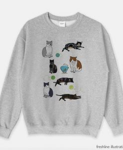 Cat sweatshirt D4ER