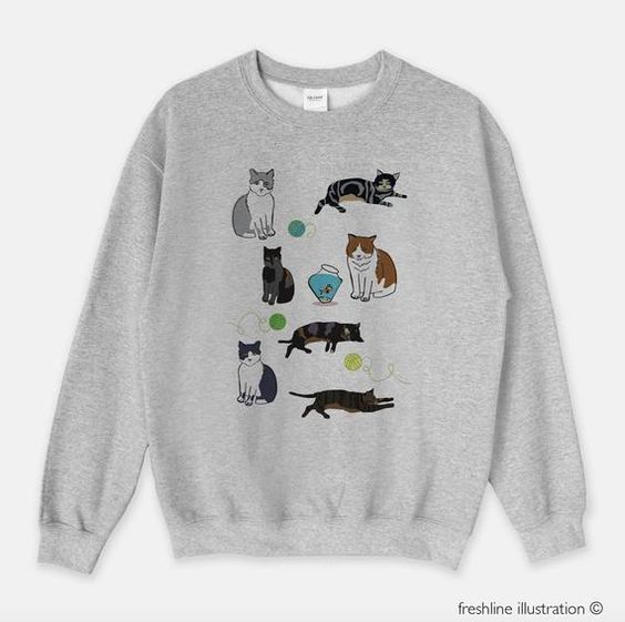 Cat sweatshirt D4ER