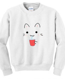 Cute kawaii cat sweatshirt D4ER