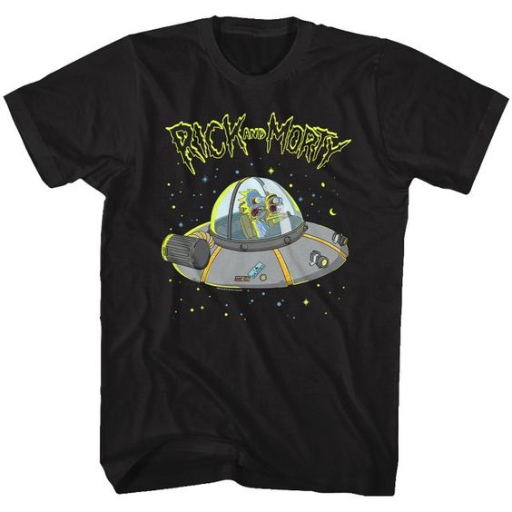 Galaxy Space Rick Morty T Shirt SR23D